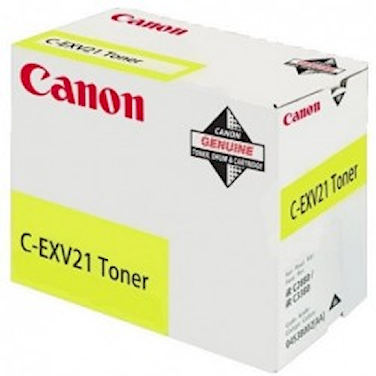 Toner Canon C-EXV21y   - Originale - Giallo da 14.000 pagine per imageRUNNER C2380, C2550, C2880, C3080, C3380, C3480, C3580 (anche versioni i, V2, NE)