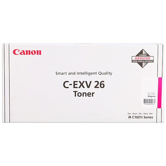 Toner Canon C-EXV26m 1658B006  - Originale - Magenta da 6.000 pagine per imageRUNNER C1021, C1022, C1028