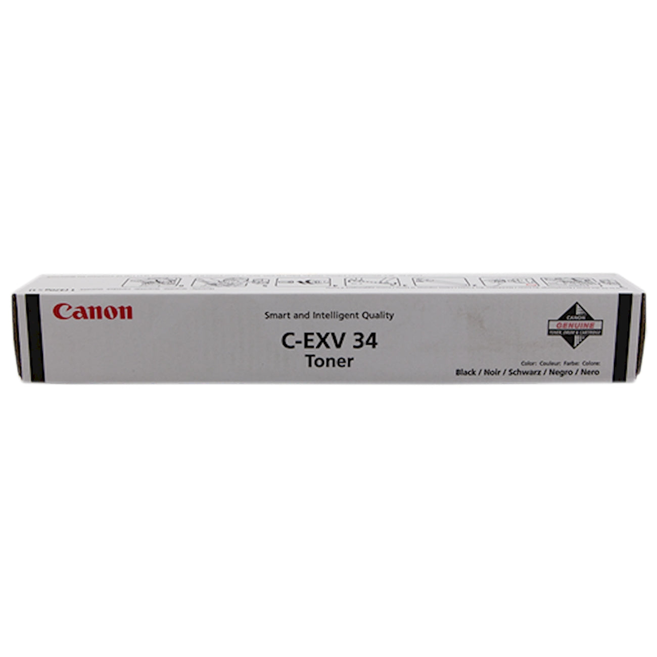 Toner Canon C-EXV34BK 3782B002  - Originale - Nero da 23.000 pagine per Canon imageRUNNER Advance C2020i, C2020L, C2025i, C2030i, C2225i, C2230i