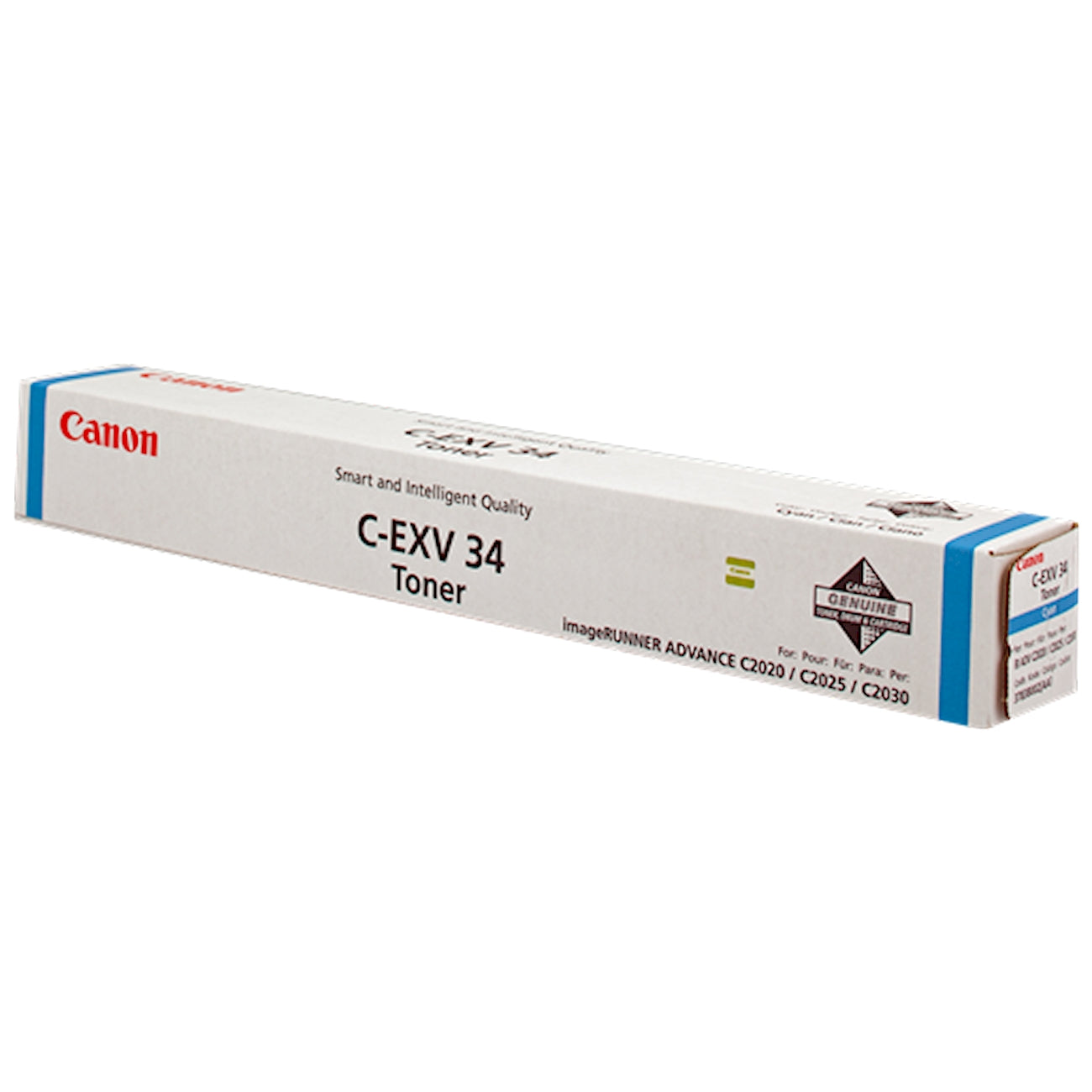 Toner Canon C-EXV34C 3783B002  - Originale - Ciano da 19.000 pagine per imageRUNNER Advance C2020i, C2020L, C2025i, C2030i, C2225i, C2230i