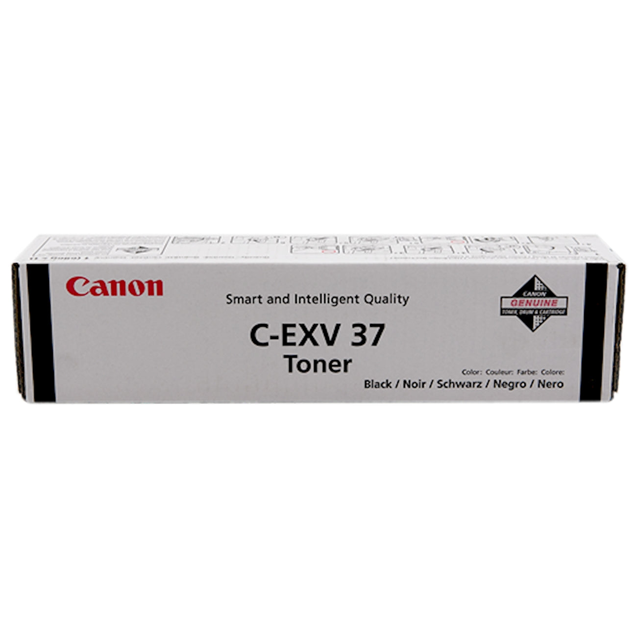 Toner Canon C-EXV37 2787B002  - Originale - Nero da 15.000 pagine per Canon imageRUNNER 1730, 1730i, 1730iF, 1740, 1740i, 1740iF, 1750, 1750i, 1750iF