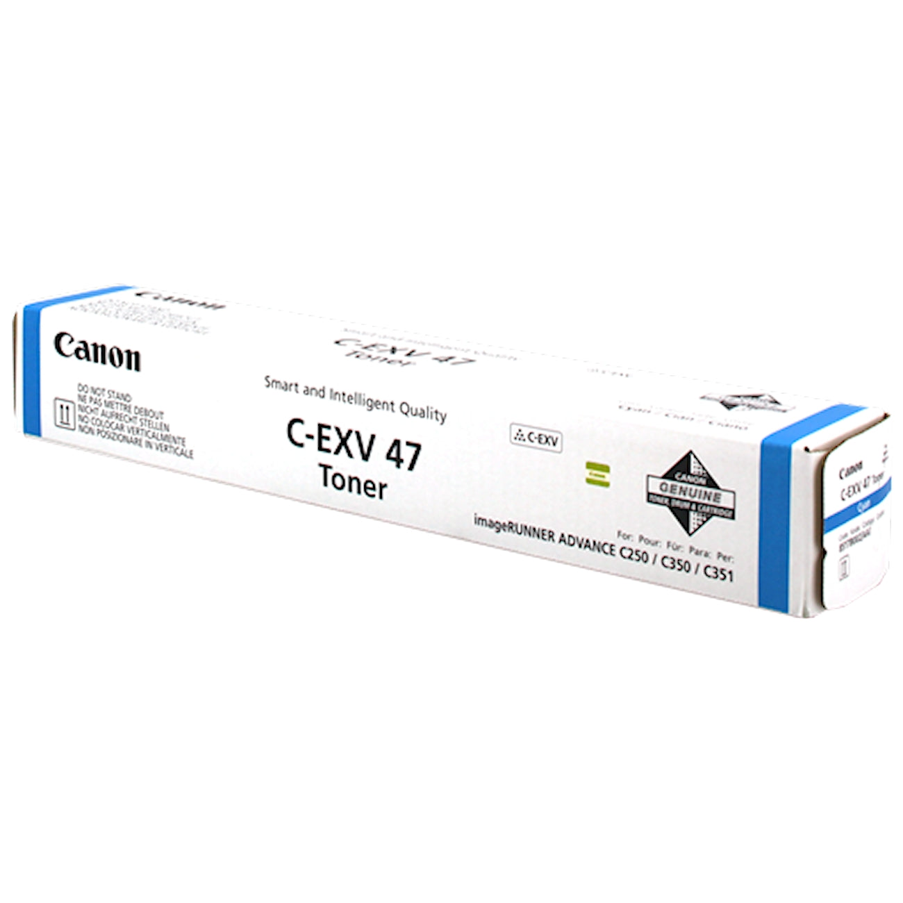 Toner Canon C-EXV47c 8517B002  - Originale - Ciano da 21.500 pagine per imageRUNNER ADVANCE C250, C255, C350, C351, C355, C256i II, C356i II