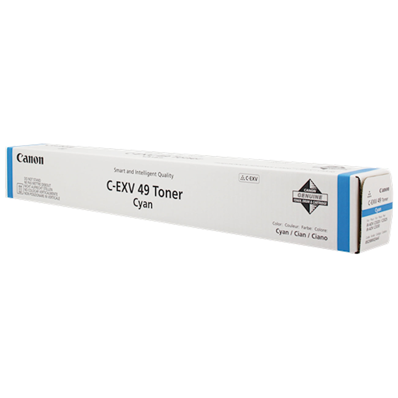 Toner Canon C-EXV49c 8525B002  - Originale - Ciano da 19.000 pagine per Canon IR ADV C3300i, C3320, C3320i, C3325i, C3520i, C3525i, C3530i, imageRunner C3020, C3025, C3120, C3125, C3320, C3325, C3330, C3520, C3525, C3530, DX C3720, C3725, C3730