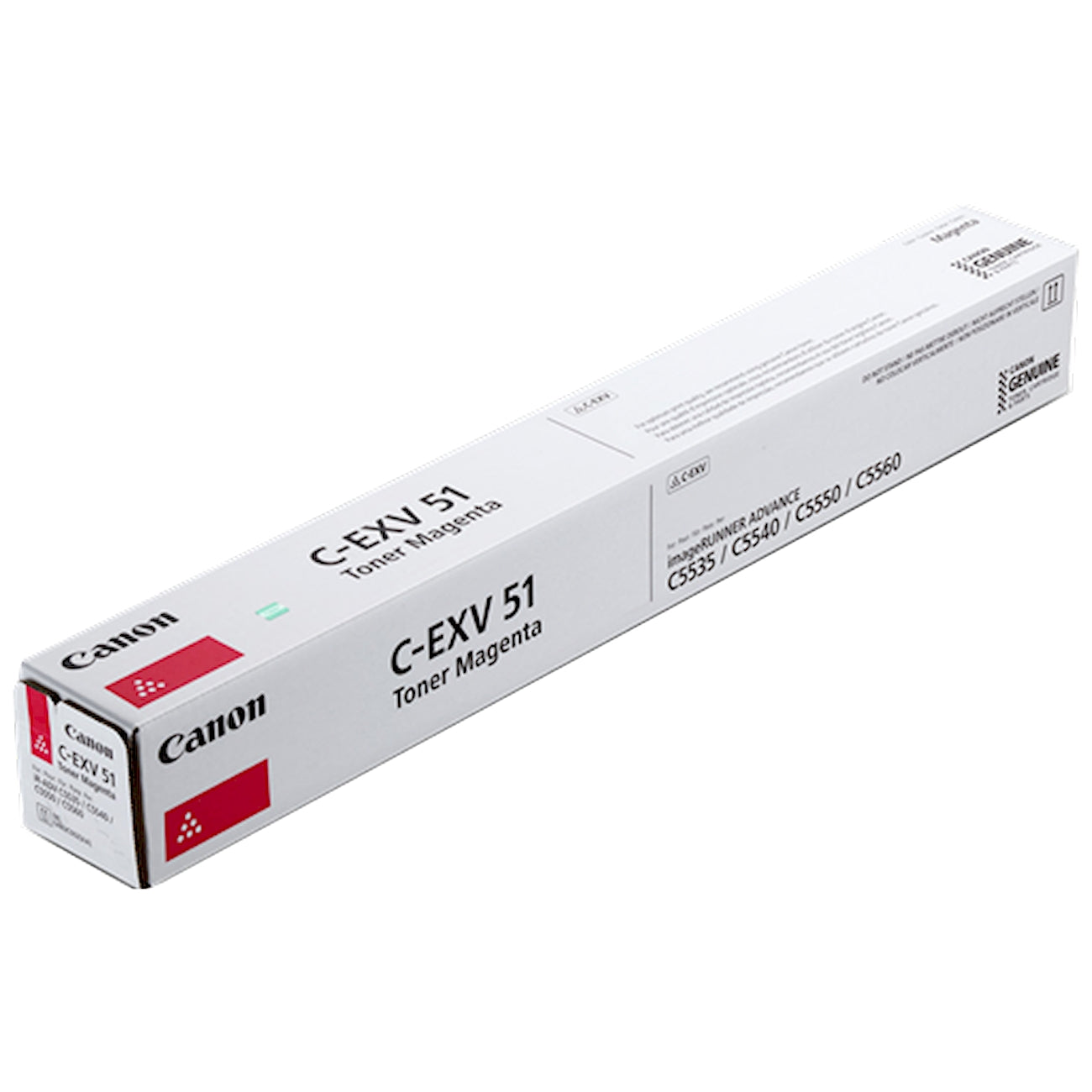 Toner Canon C-EXV51m 0483C002  - Originale - Magenta da 60.000 pagine per imageRUNNER Advance C5535, C5535i, C5540i, C5550i, C5560i