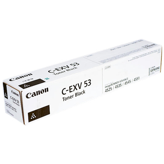 Toner Canon C-EXV53 0473C002  - Originale - Nero da 42.100 pagine per Canon imageRUNNER Advance 4525, 4525i, 4535, 4535i, 4545, 4545i, 4551, 4551i