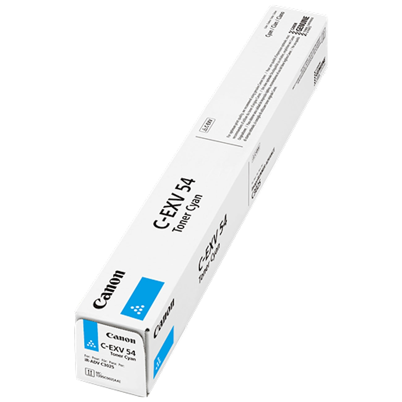 Toner Canon C-EXV54c 1395C002  - Originale - Ciano da 8.500 pagine per Canon IR C3025i, C3125i, imageRUNNER C3226i, imageRUNNER ADVANCE C3025