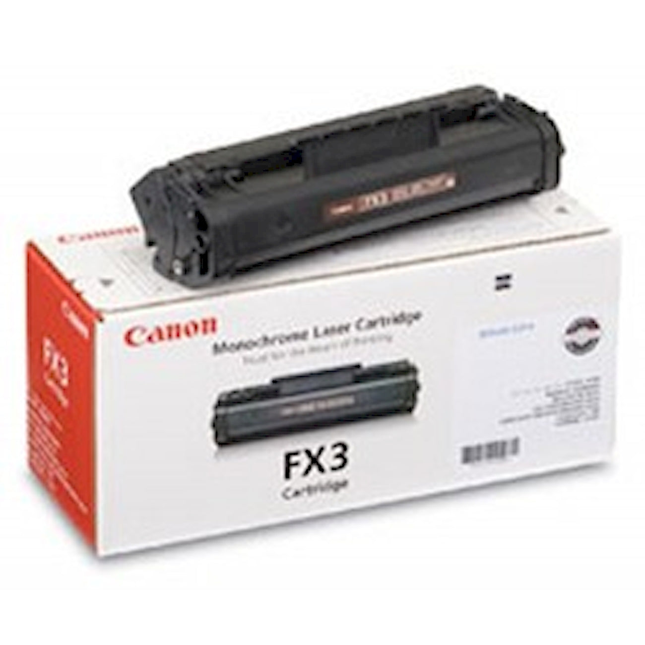 Toner Canon FX-3 1557A003  - Originale - Nero da 2.700 pagine per Canon Fax L200, L220, L240, L250, L260, L260i, L280, L290, L300, L350, MultiPass L90, LaserClass 2050P, 2060, 2060P