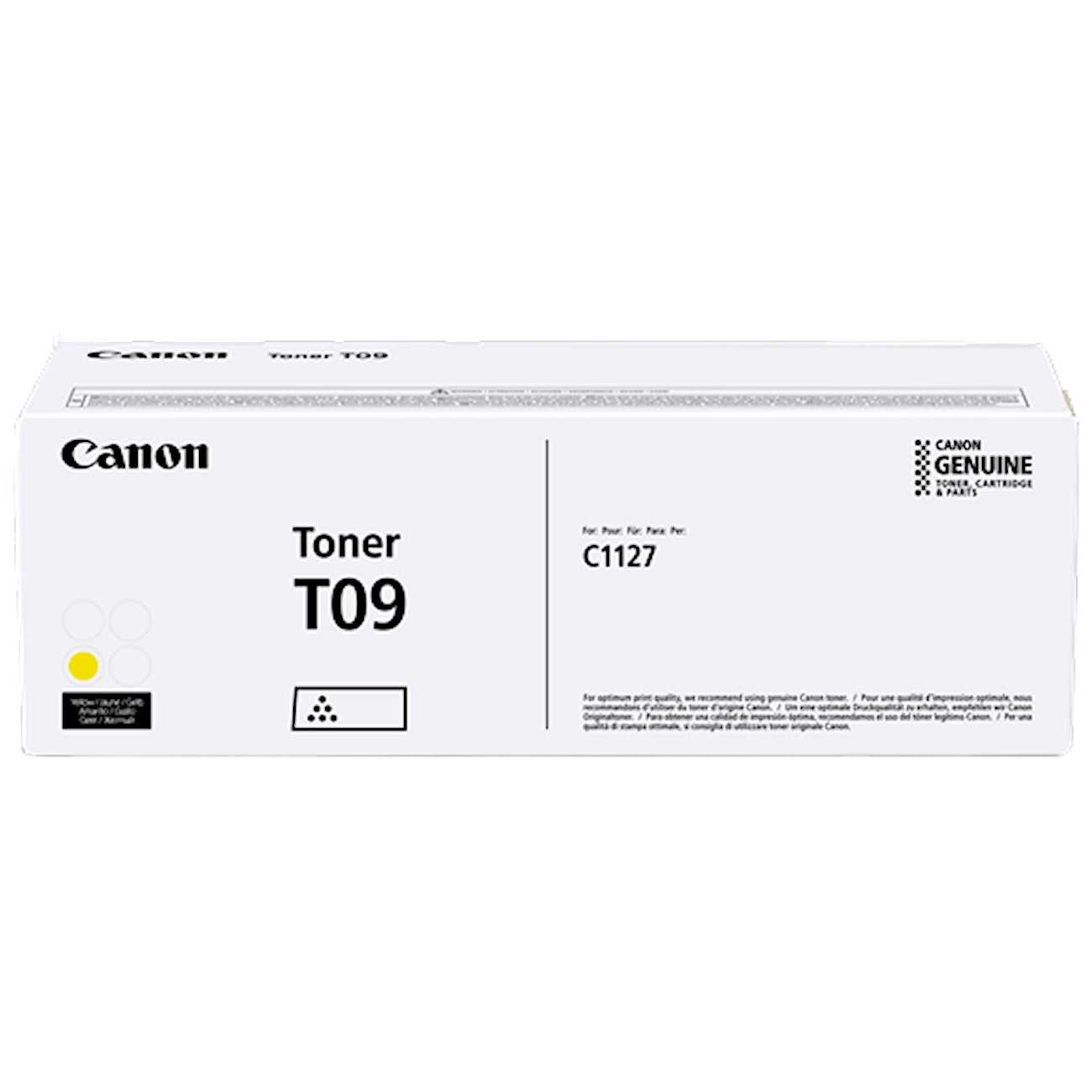 Toner Canon T09 y 3017C006  - Originale - Giallo da 5.900 pagine per i-SENSYS X C1127i, C1127iF, C1127P