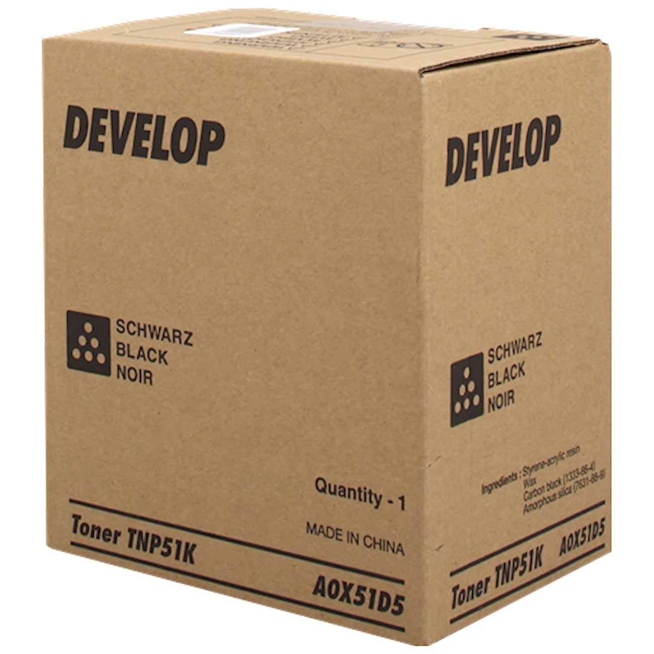Toner Develop A0X51D5   - Originale - Nero da 5.000 pagine per Develop ineo +3110