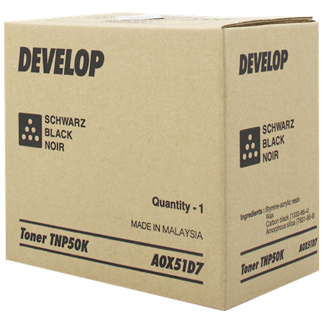Toner Develop A0X51D7   - Originale - Nero da  pagine per