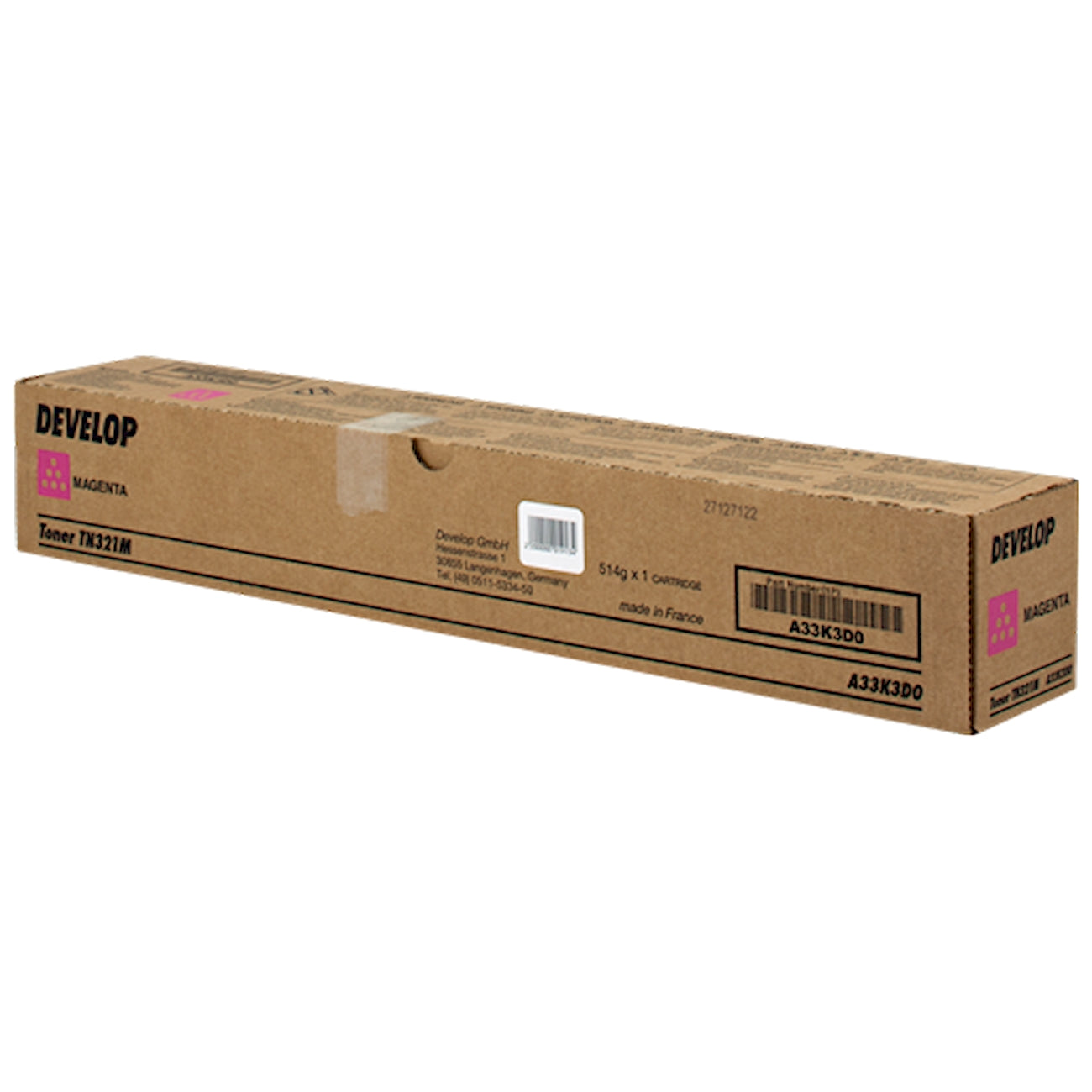 Toner Develop A33K3D0   - Originale - Magenta da 25.000 pagine per Develop ineo +224, +284, +364