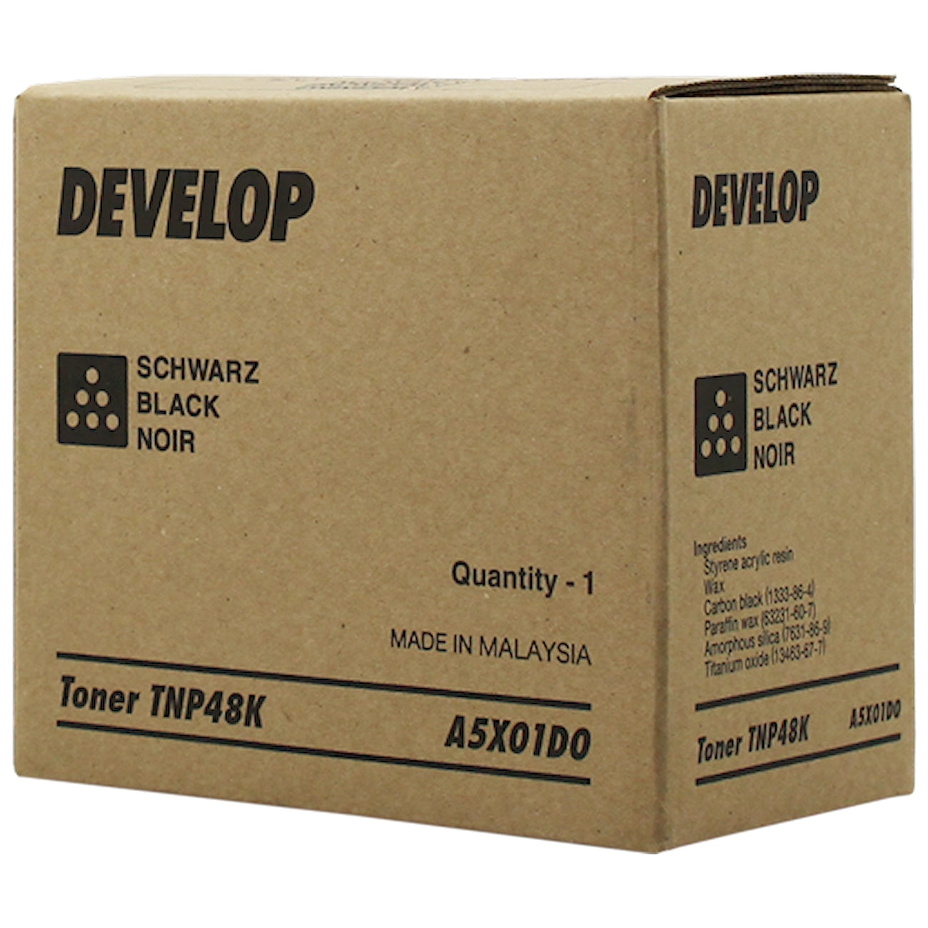 Toner Develop A5X01D0 TNP48K  - Originale - Nero da 10.000 pagine per Develop ineo +3350, +3850