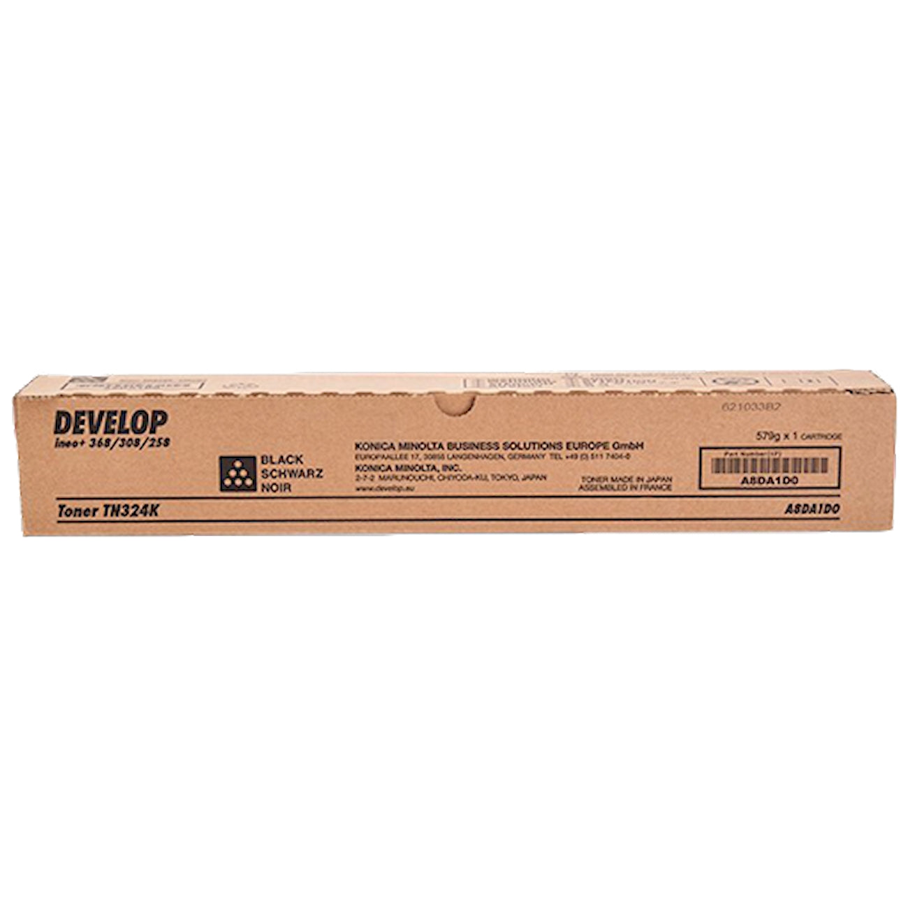 Toner Develop A8DA1D0   - Originale - Nero da 28.000 pagine per Develop ineo +258, +308, +368