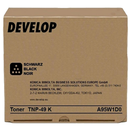 Toner Develop A95W1D0 TNP-49K  - Originale - Nero da 13.000 pagine per Develop Ineo +3351, +3851, +3851FS