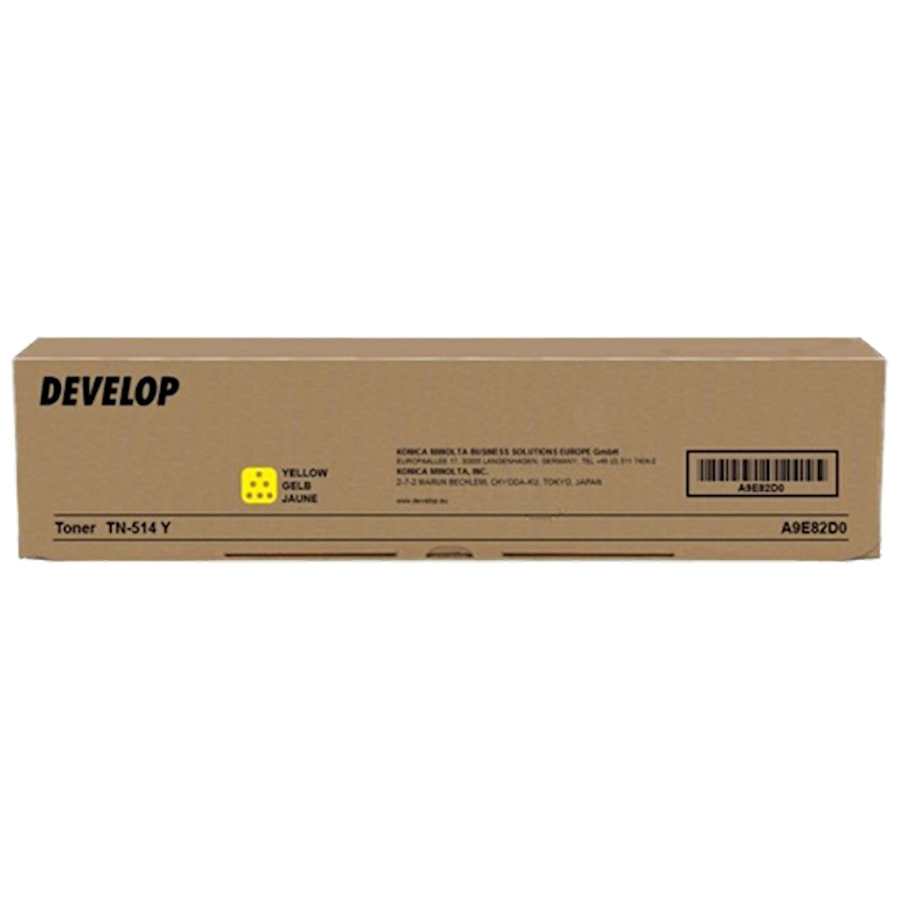 Toner Develop A9E82D0   - Originale - Giallo da 26.000 pagine per Develop ineo +458, +558, +658