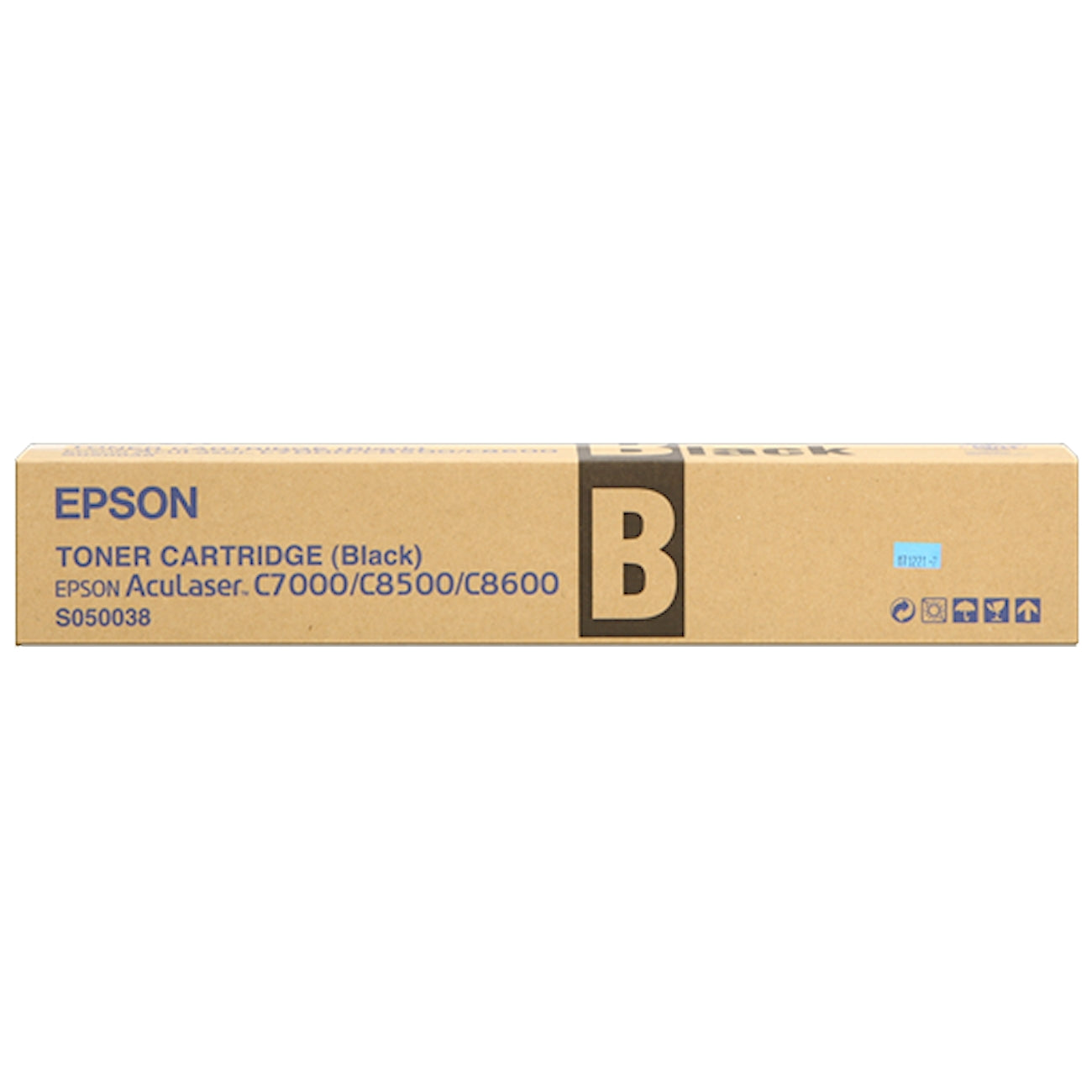 Toner Epson C13S050038 S050038  - Originale - Nero da 5.500 pagine per Epson Aculaser C8500, C8500PS, C8600, C8600Plus, C8600PS