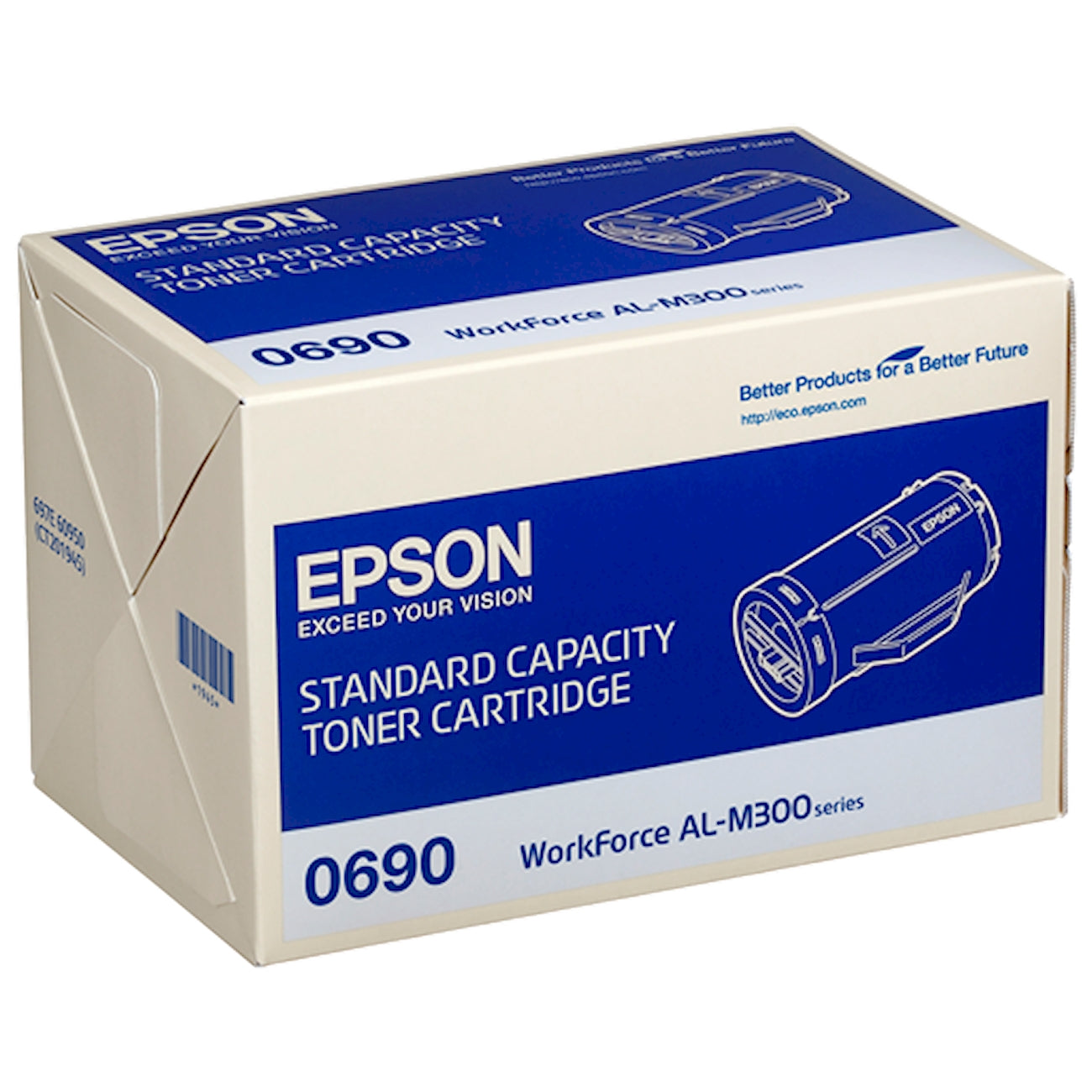 Toner Epson C13S050690   - Originale - Nero da 2.700 pagine per Epson WorkForce AL-M300D, AL-M300DT, AL-M300DN, AL-M300DTN, AL-MX300DN, AL-MX300DNF, AL-MX300DTN, AL-MX300DTNF