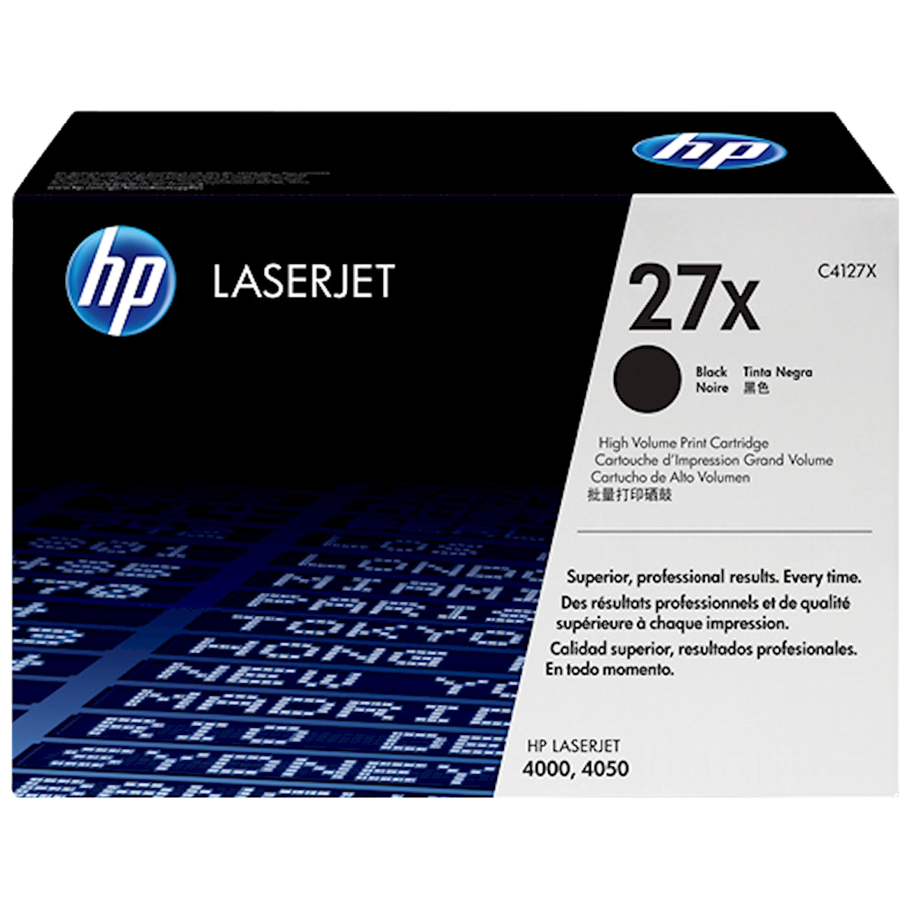 Toner HP C4127X HP 27X  - Originale - Nero da 10.000 pagine per LaserJet 4000, 4050