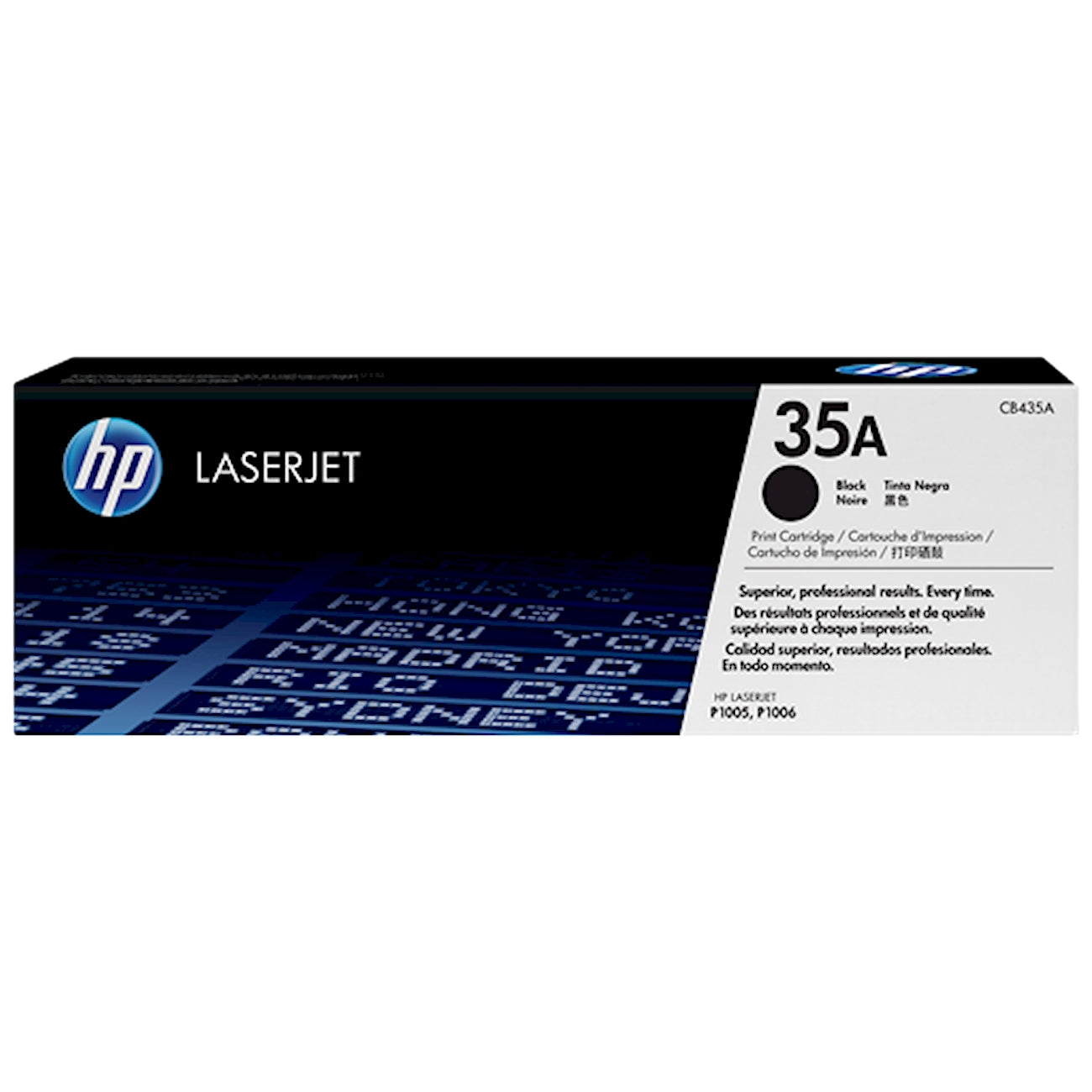 Toner HP CB435A 35A  - Originale - Nero da 1.000 pagine per LaserJet P1005, P1006