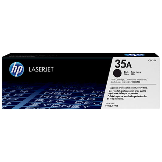 Toner HP CB435A 35A  - Originale - Nero da 1.000 pagine per LaserJet P1005, P1006