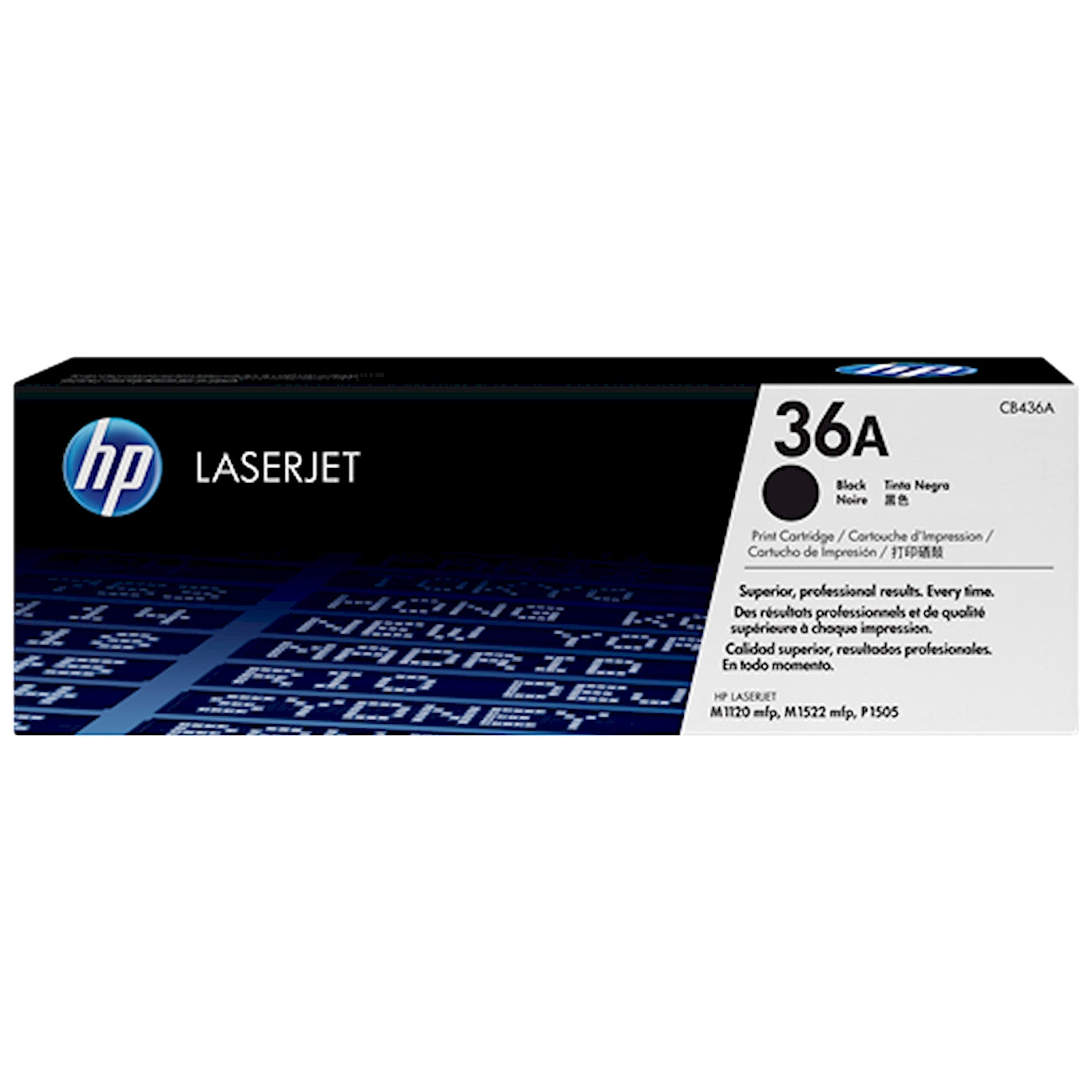 Toner HP CB436A 36A  - Originale - Nero da 2.000 pagine per LaserJet M1120, M1522, P1505