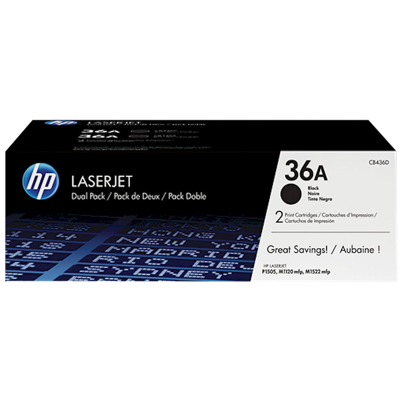 Toner HP CB436AD 36A  - Originale - Nero da 4.000 pagine per LaserJet M1120, M1522, P1505
