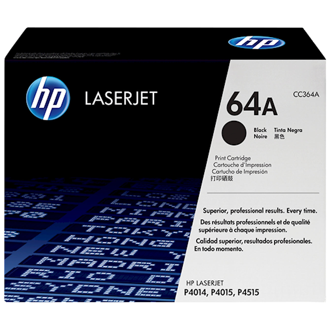 Toner HP CC364A 64A  - Originale - Nero da 10.000 pagine per LaserJet P4014, P4015, P4515