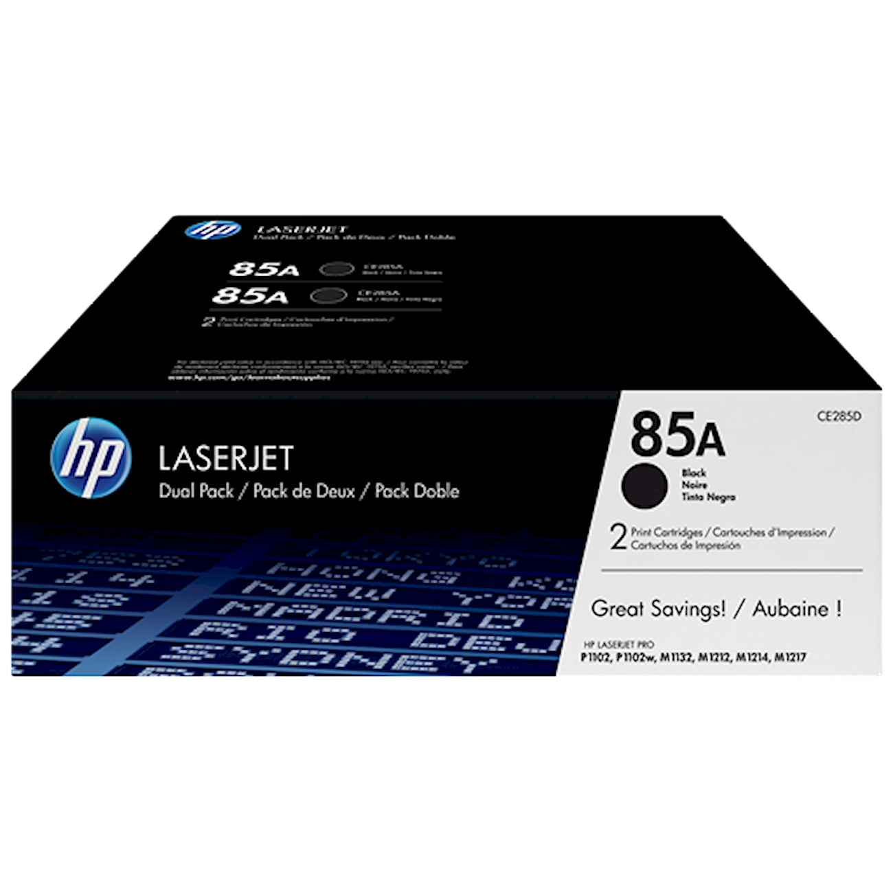 Toner HP CE285AD 85A  - Originale - Nero da 3.200 pagine per LaserJet Pro M1132, M1212, M1214, M1217, P1102, P1109