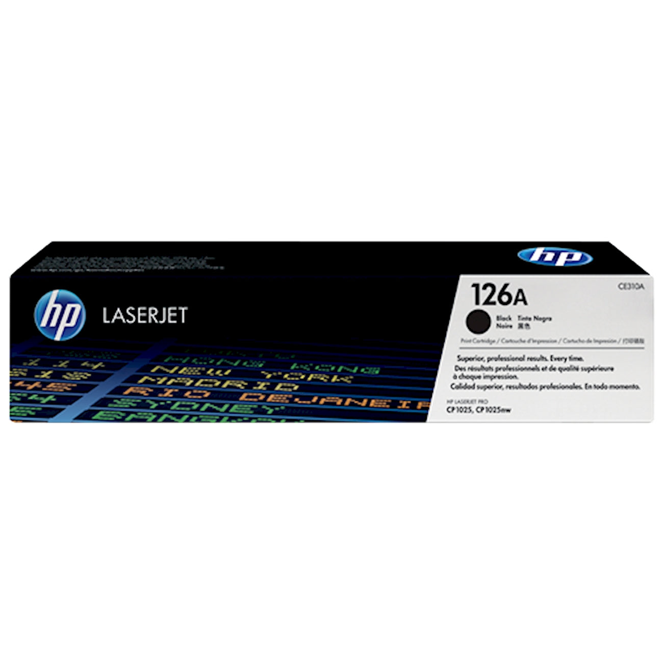 Toner HP CE310A 126A  - Originale - Nero da 1.200 pagine per Color LaserJet Pro CP1025, M175, M275, M176, M177, M276