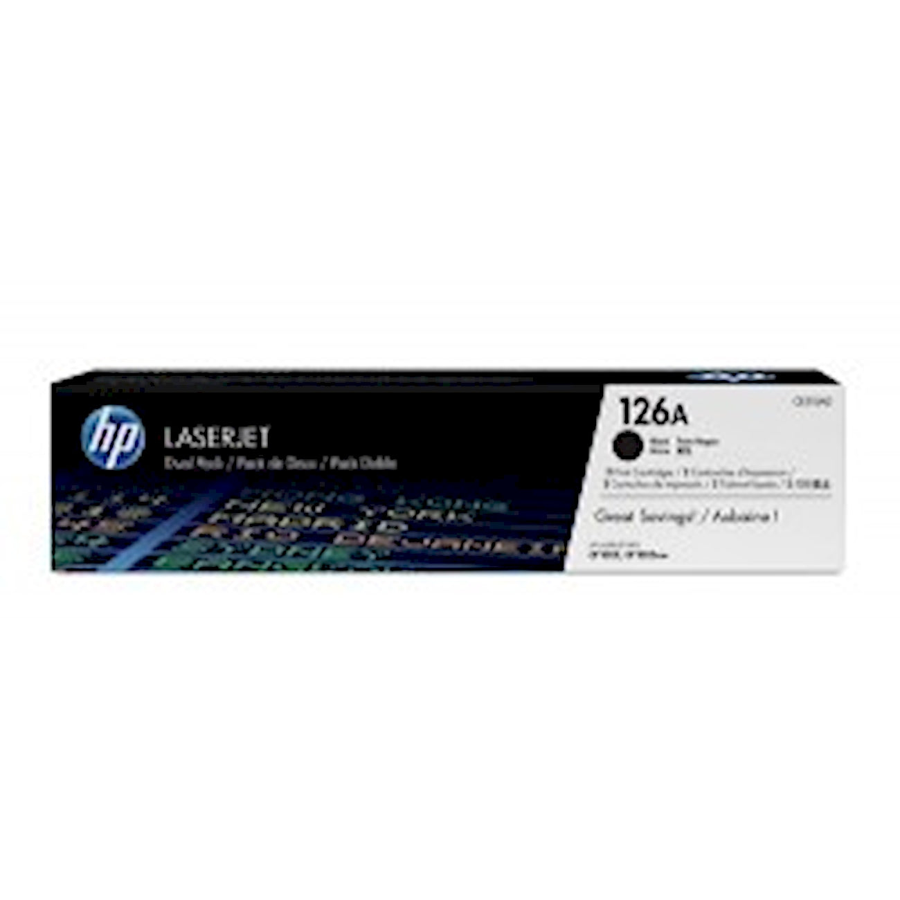 Toner HP CE310AD 126A  - Originale - Nero da  pagine per Color LaserJet Pro CP1025, M175, M275