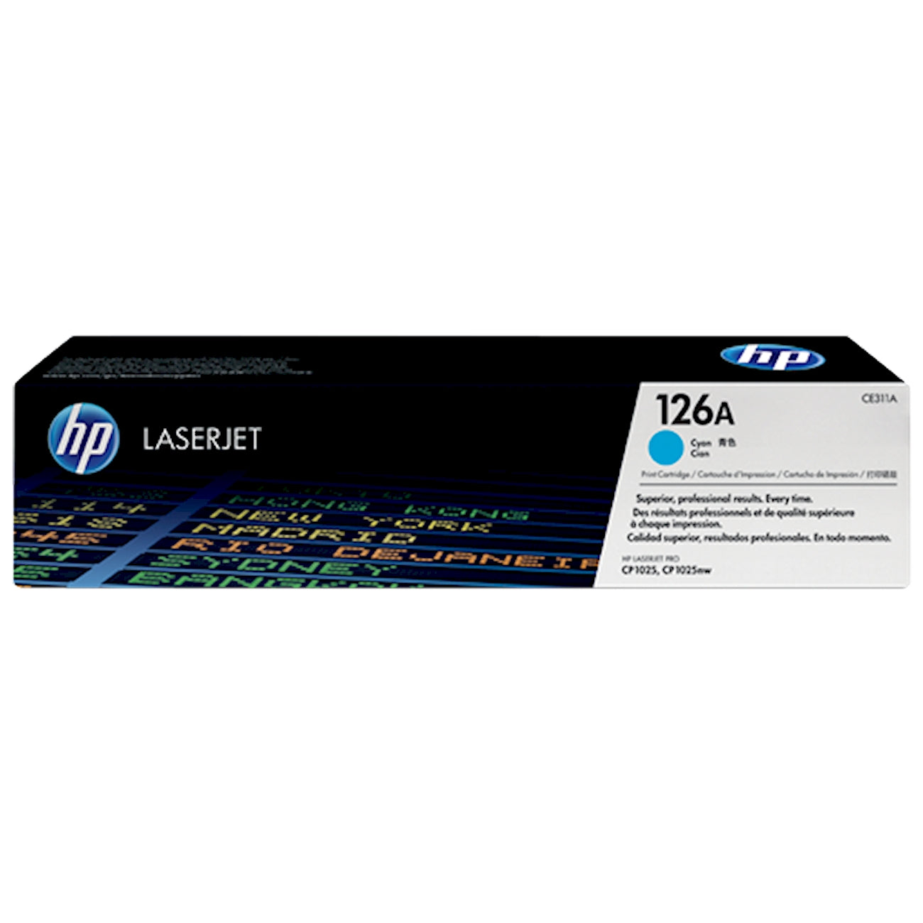 Toner HP CE311A 126A  - Originale - Ciano da 1.000 pagine per Color LaserJet Pro CP1025, M175, M275, M176, M177, M276