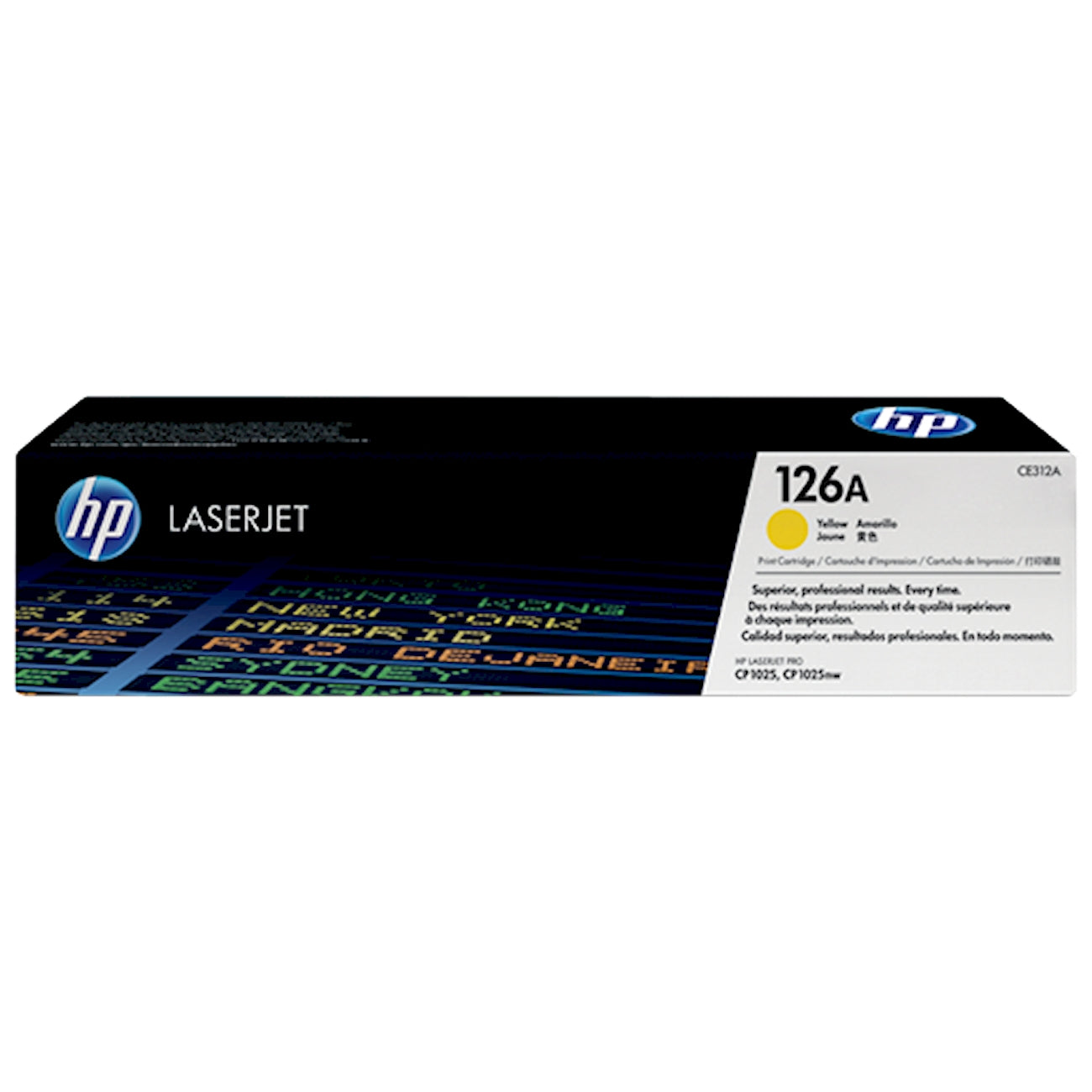 Toner HP CE312A 126A  - Originale - Giallo da 1.000 pagine per Color LaserJet Pro CP1025, M175, M275, M176, M177, M276