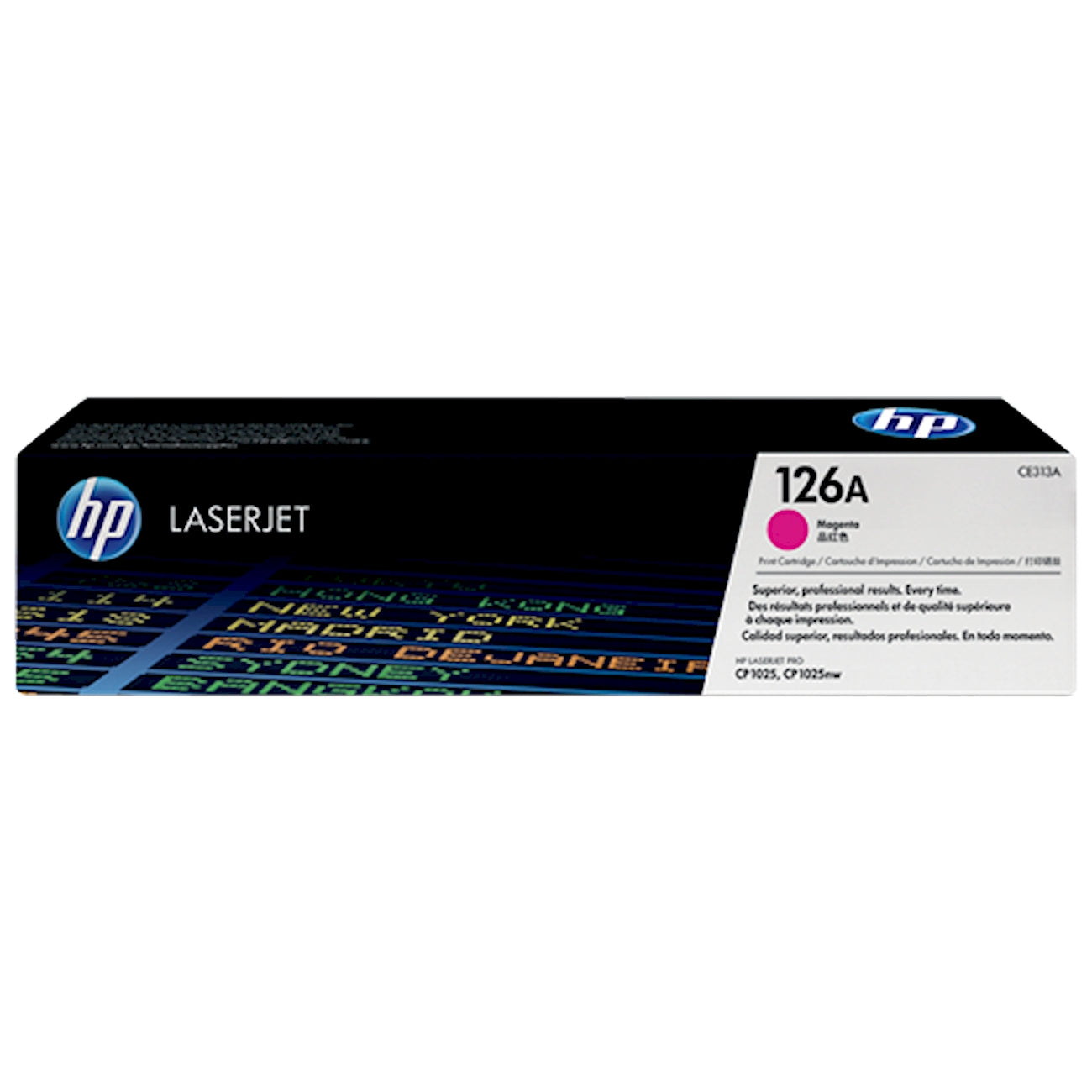 Toner HP CE313A 126A  - Originale - Magenta da 1.000 pagine per Color LaserJet Pro CP1025, M175, M275, M176, M177, M276