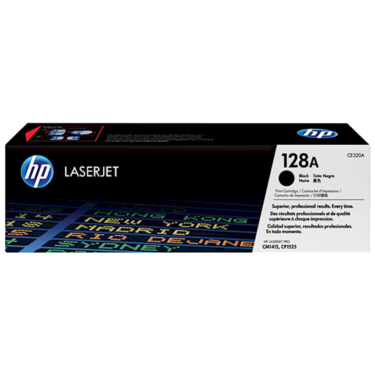 Toner HP CE320A 128A  - Originale - Nero da 2.000 pagine per Color LaserJet Pro CM1415, CP1525