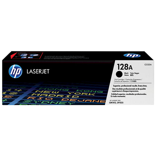 Toner HP CE320A 128A  - Originale - Nero da 2.000 pagine per Color LaserJet Pro CM1415, CP1525