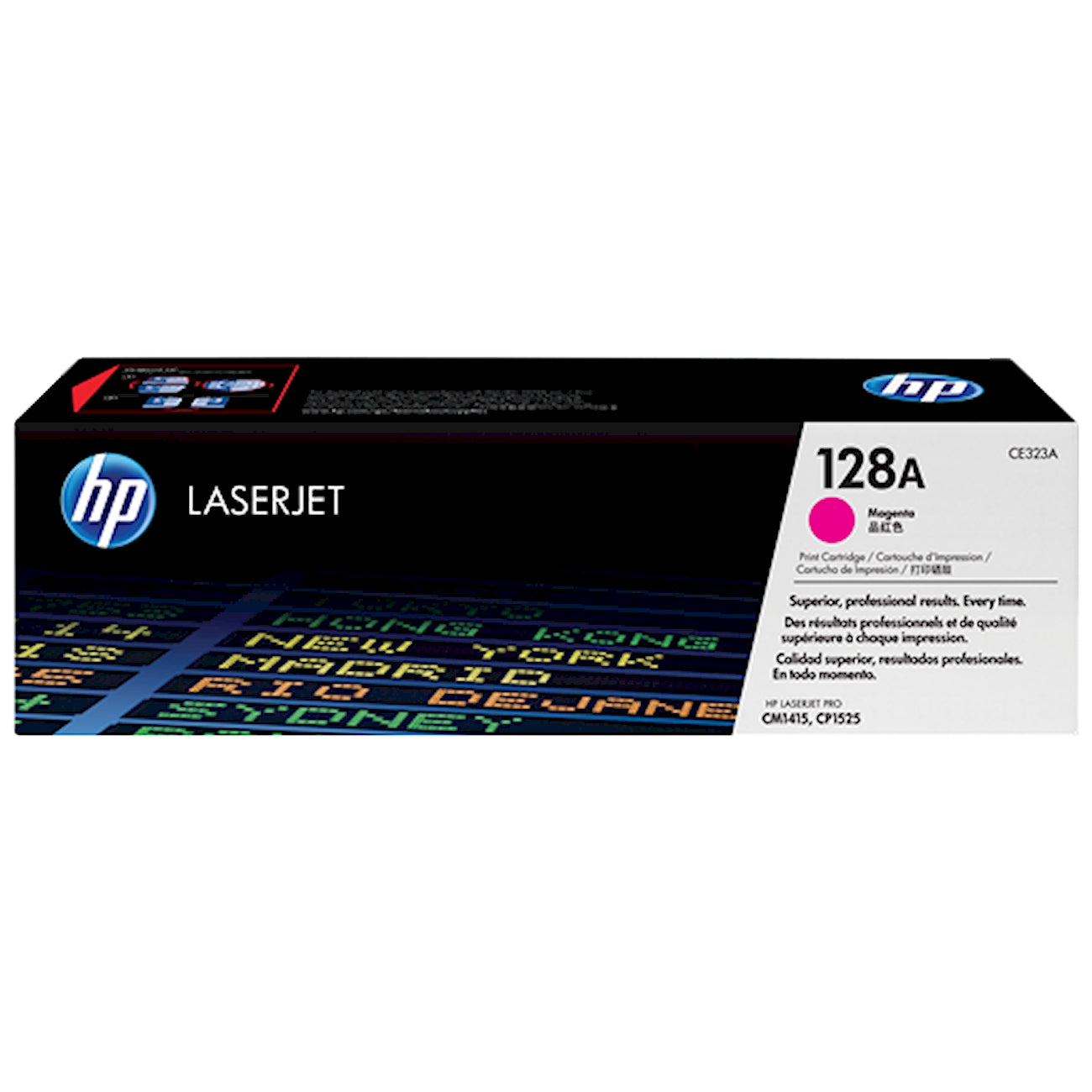 Toner HP CE323A 128A  - Originale - Magenta da 1.300 pagine per Color LaserJet Pro CM1415, CP1525