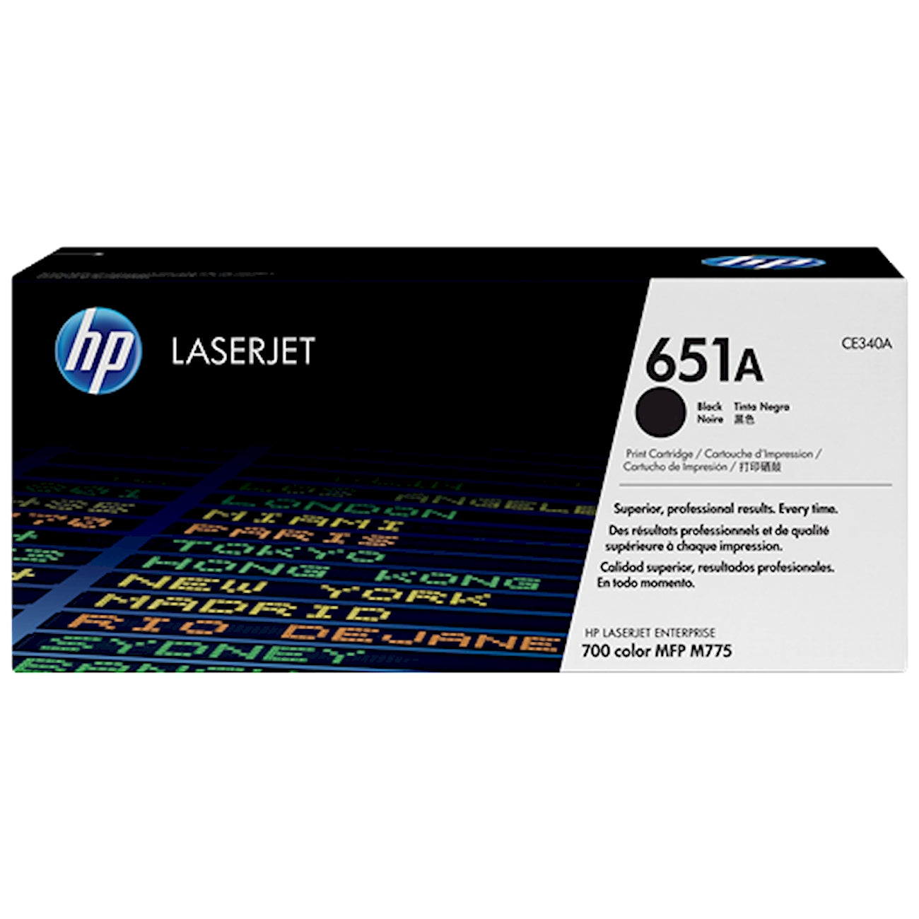 Toner HP CE340A 651A  - Originale - Nero da 13.500 pagine per LaserJet Enterprise 700, M775