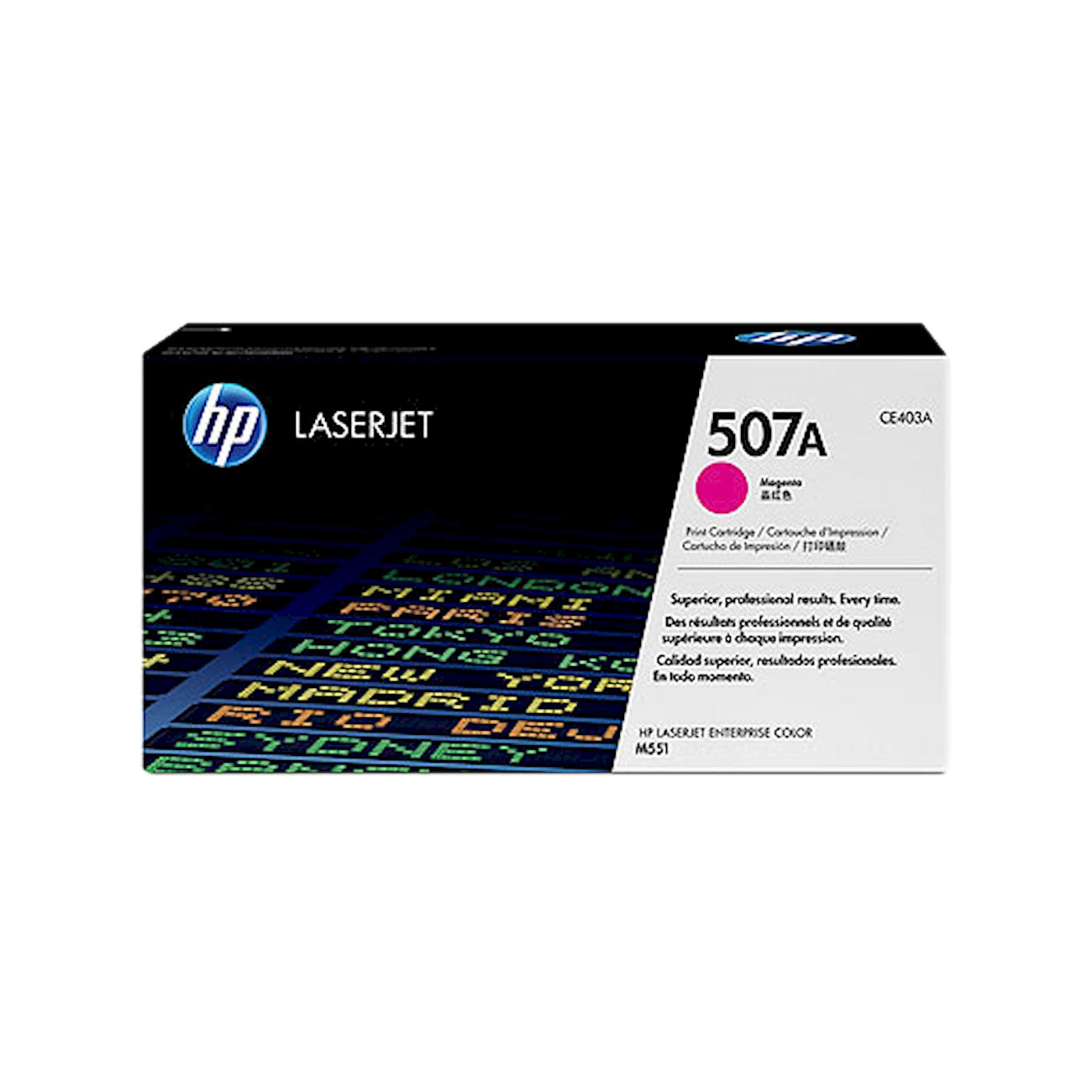 Toner HP CE403A 507A  - Originale - Magenta da 6.000 pagine per Color LaserJet Enterprise 500, M551, M570, M575