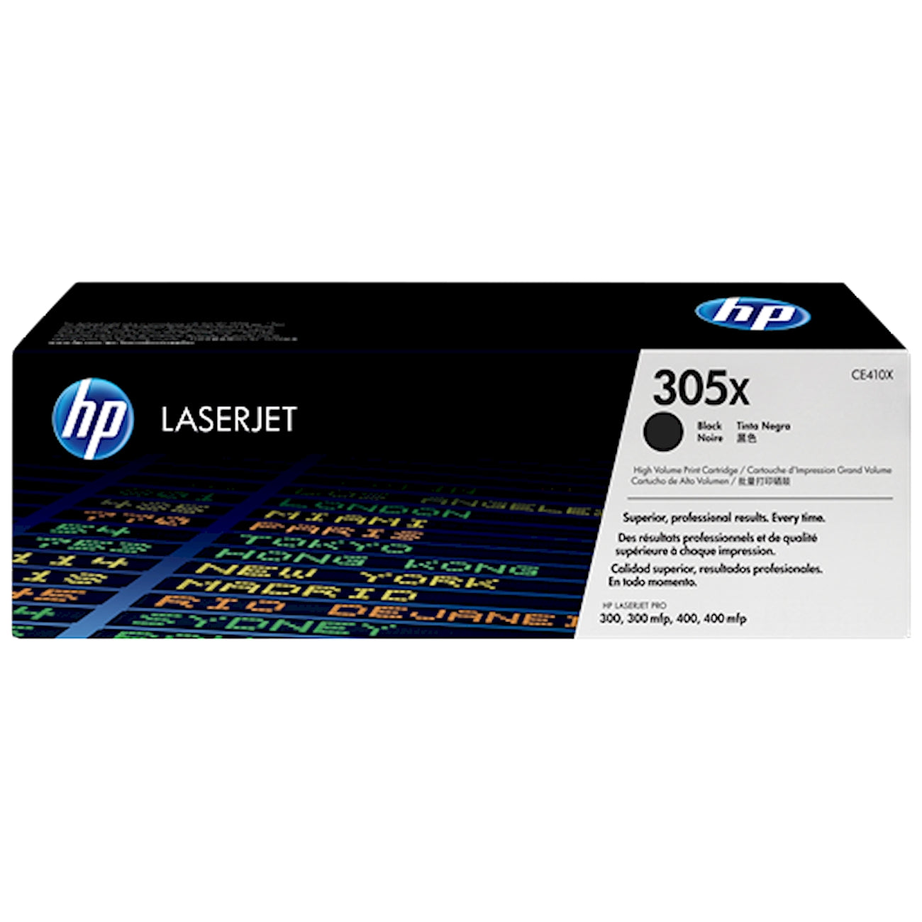 Toner HP CE410X 305X  - Originale - Nero da 4.000 pagine per LaserJet Pro 300, 400, M351, M375, M451, M475, M476