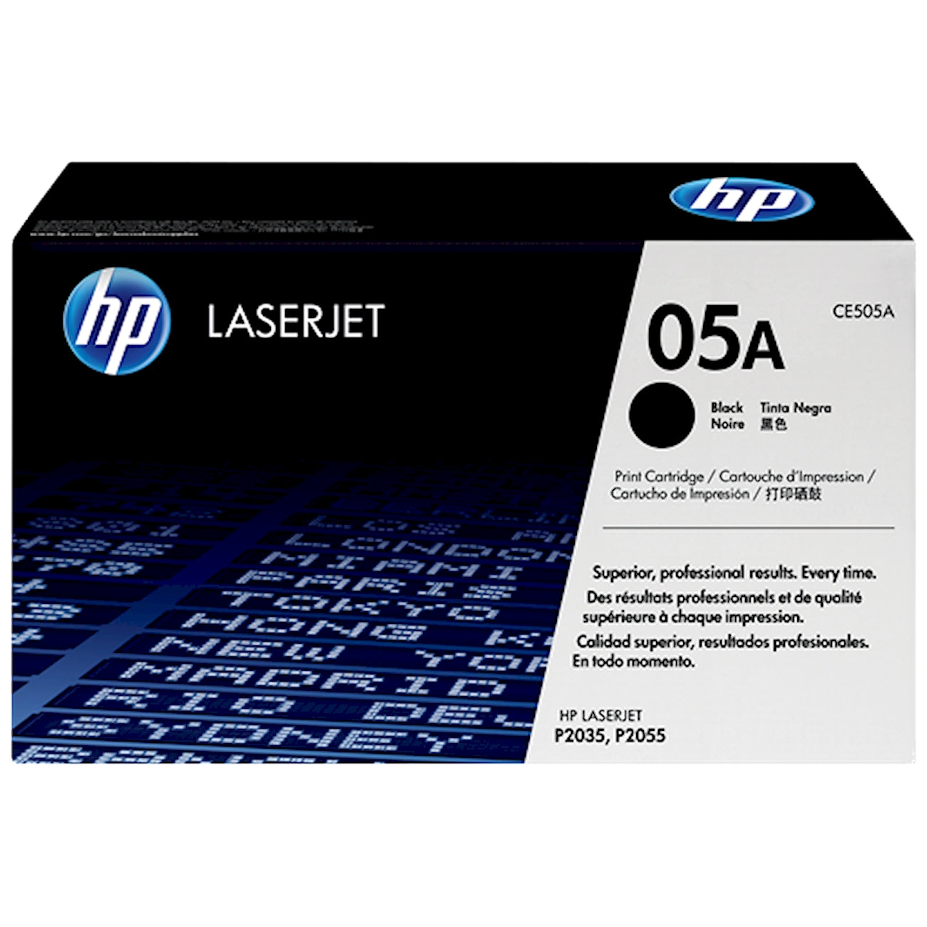 Toner HP CE505A 05A  - Originale - Nero da 2.300 pagine per LaserJet P2035, P2055