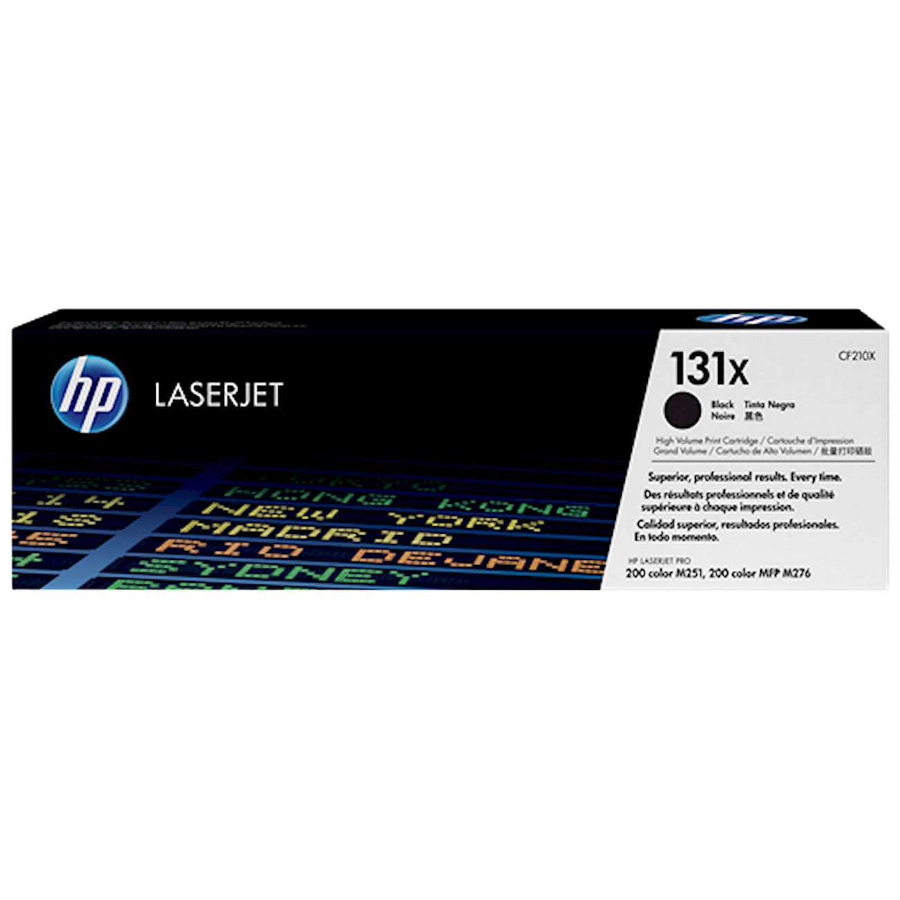 Toner HP CF210X 131X  - Originale - Nero da 2.400 pagine per Color LaserJet Pro 200 M251, MFP M276