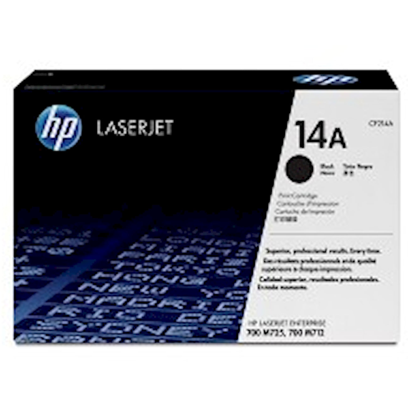 Toner HP CF214A 14A  - Originale - Nero da 10.000 pagine per LaserJet Enterprise 700 M712, MFP M725