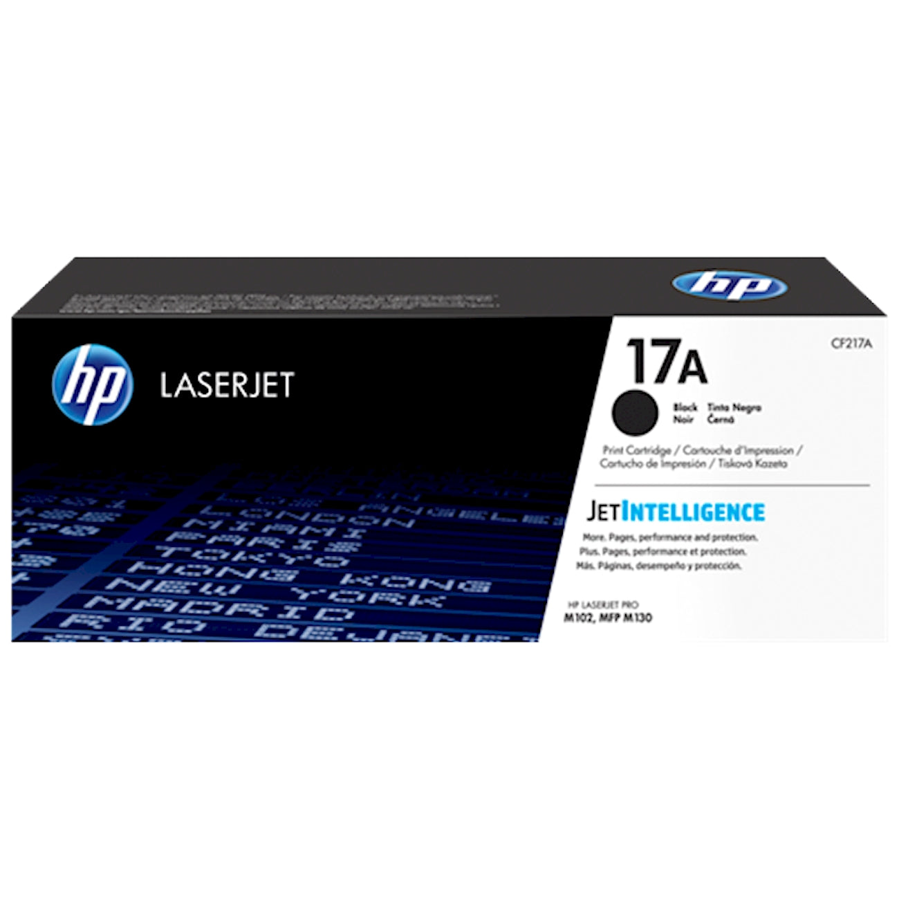 Toner HP CF217A 17A  - Originale - Nero da 1.600 pagine per LaserJet Pro M102, MFP M130, MFP M132