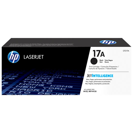 Toner HP CF217A 17A  - Originale - Nero da 1.600 pagine per LaserJet Pro M102, MFP M130, MFP M132