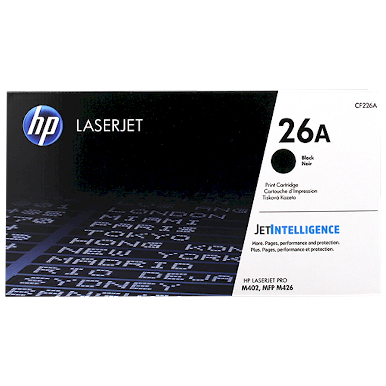Toner HP CF226A 26A  - Originale - Nero da 3.100 pagine per LaserJet Pro M402, MFP M426