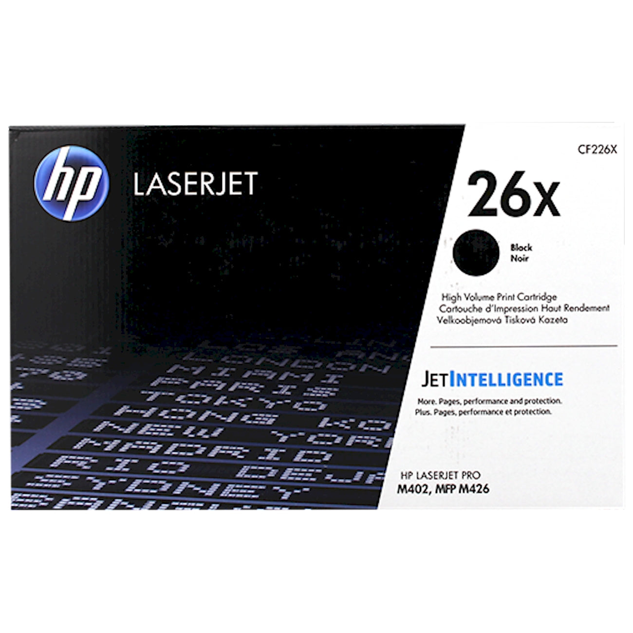 Toner HP CF226X 26X  - Originale - Nero da 9.000 pagine per LaserJet Pro M402, MFP M426