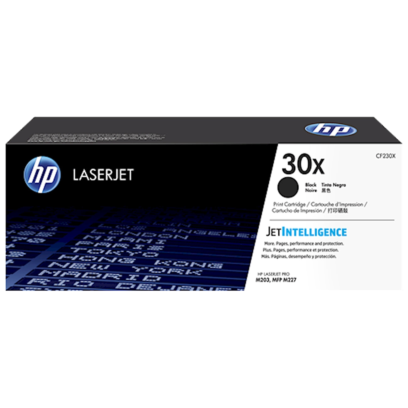Toner HP CF230X 30X  - Originale - Nero da 3.500 pagine per LaserJet Pro M203, MFP M227