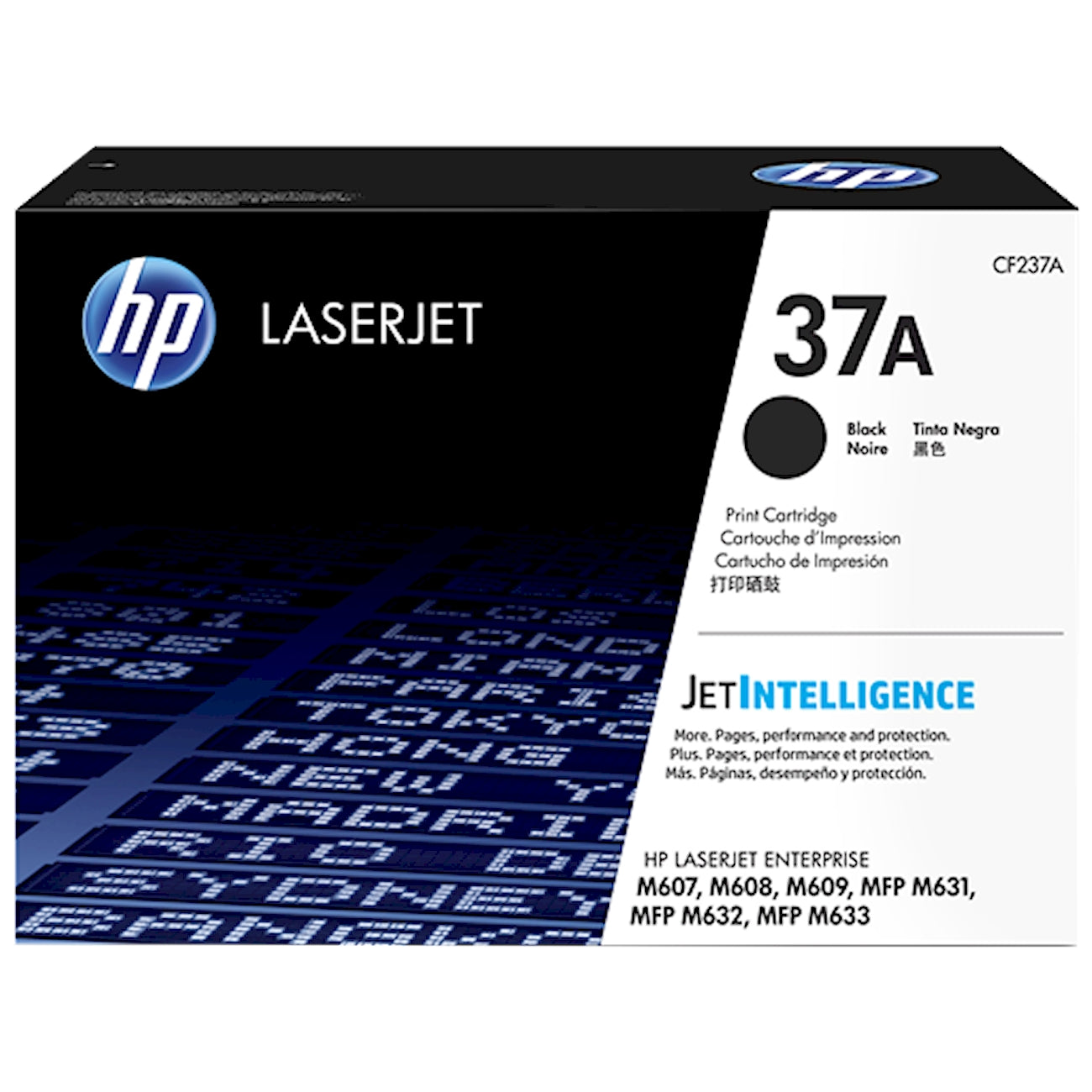 Toner HP CF237A 37A  - Originale - Nero da 11.000 pagine per LaserJet Enterprise M607, M608, M609, MFP M631, MFP M632, MFP M633