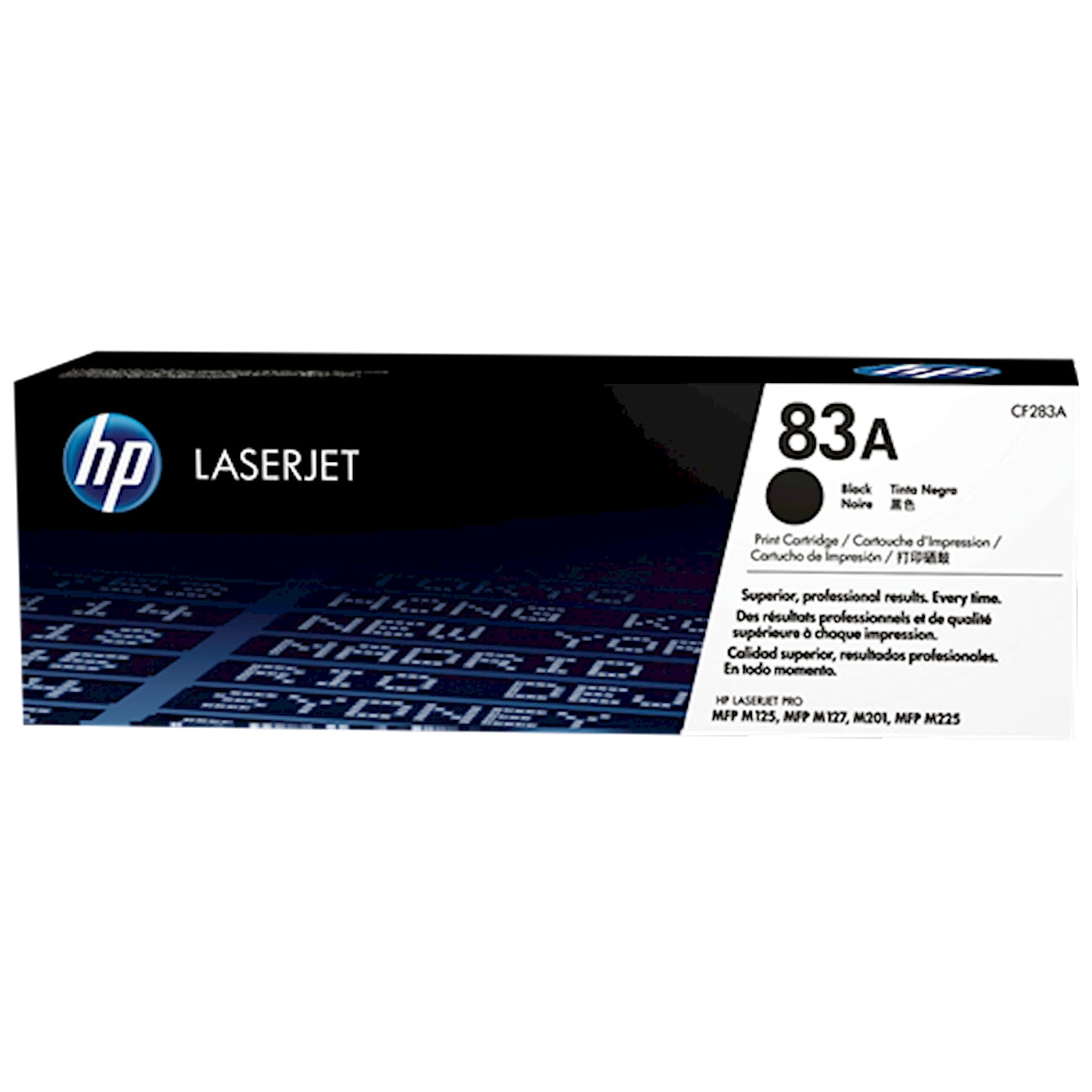 Toner HP CF283A 83A  - Originale - Nero da 1.500 pagine per LaserJet Pro MFP M125, M127, M201, M225