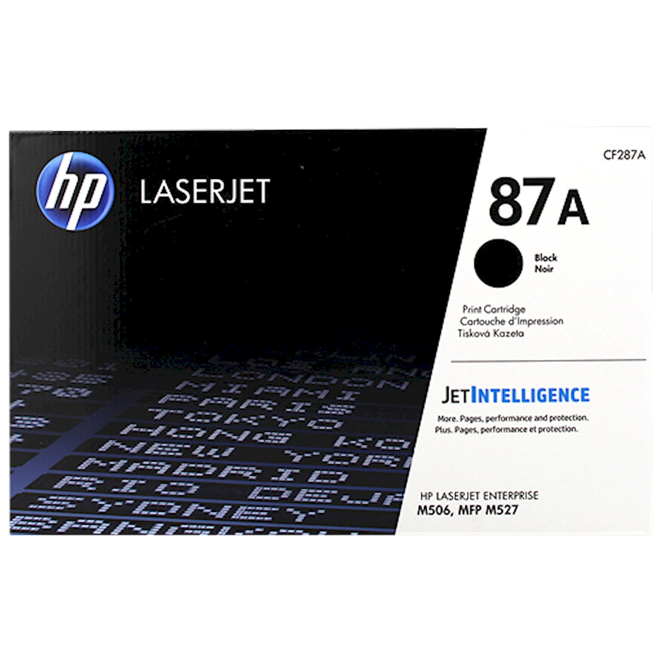 Toner HP CF287A 87A  - Originale - Nero da 8.550 pagine per LaserJet Enterprise M501, M506, MFP M527